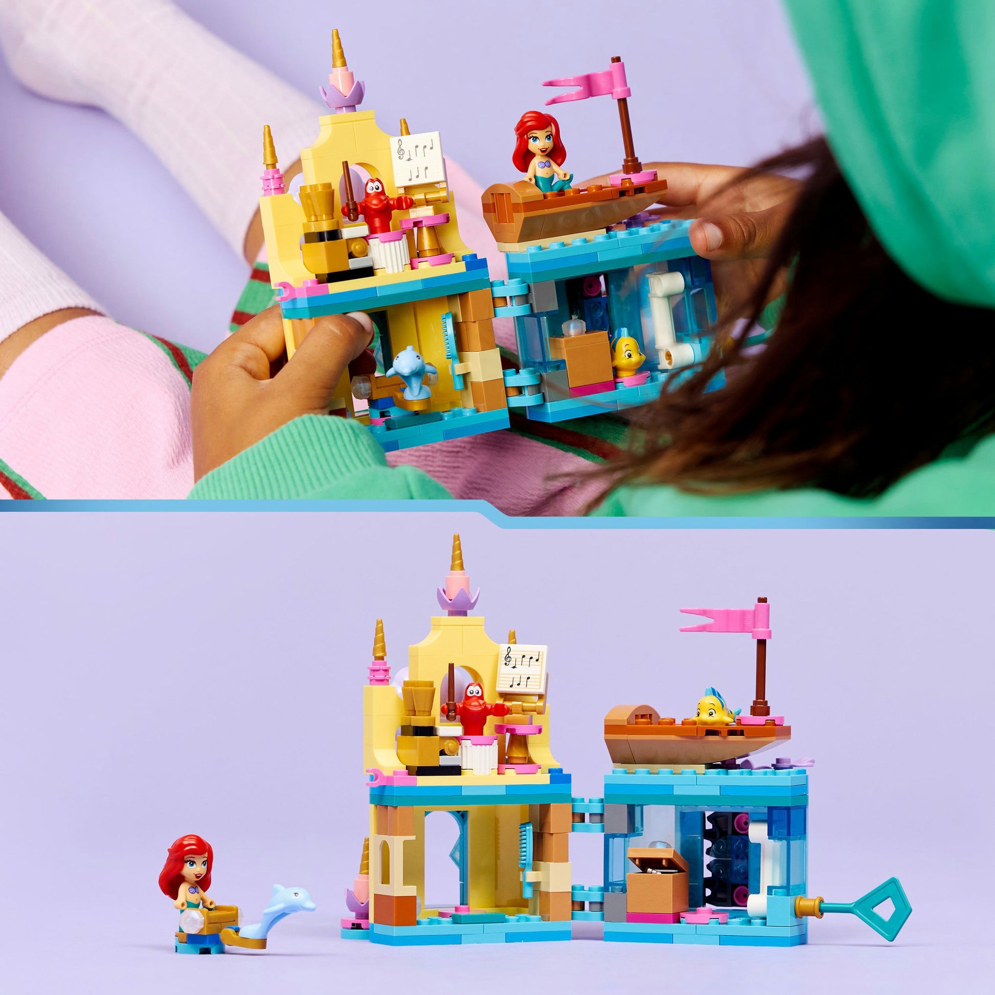 Lego Disney Princess 43285 Mini Palacio Mágico de Ariel | 2 piezas