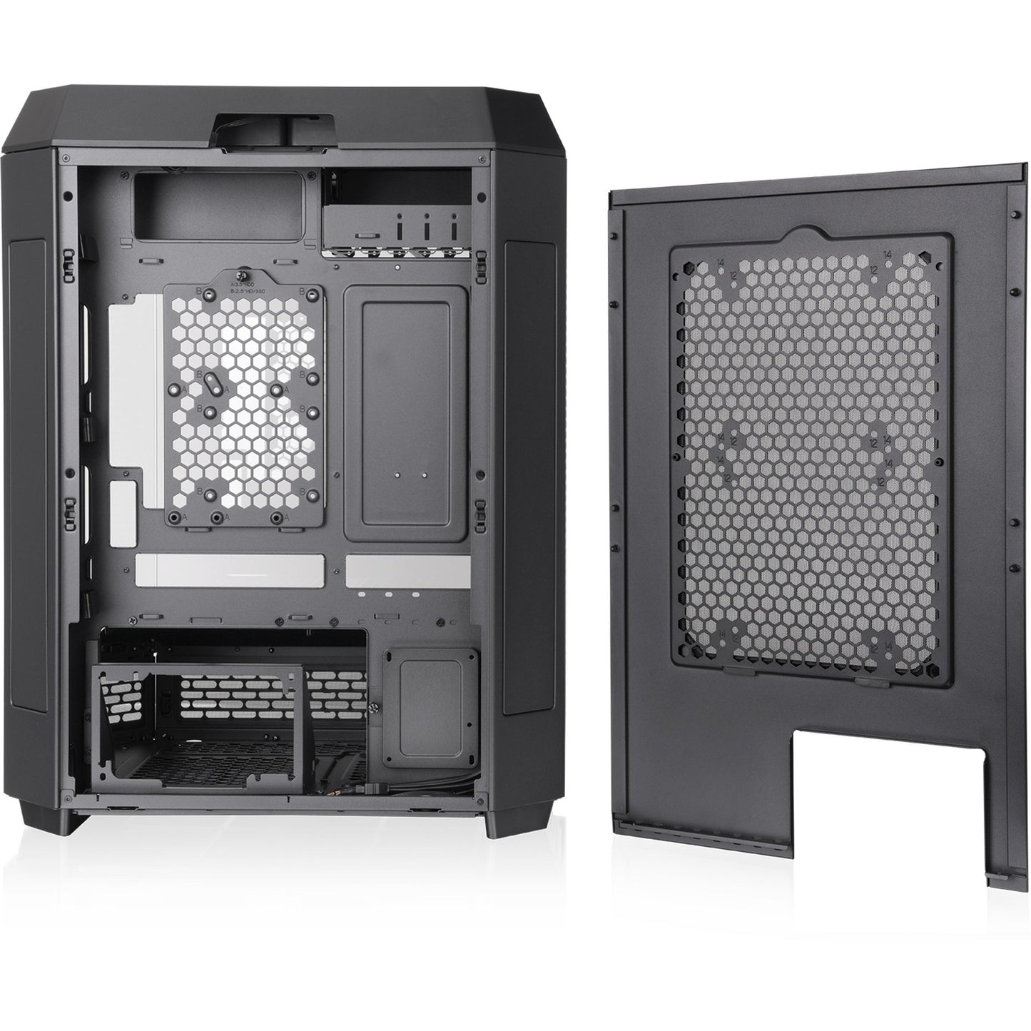 Custodia midi tower Thermaltake the tower 600 (nera | 4x USB-A | 1x USB-C | vetro temperato)