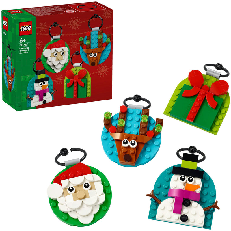 Lego 40744 estaciones lindas decoraciones navideñas | 2 piezas