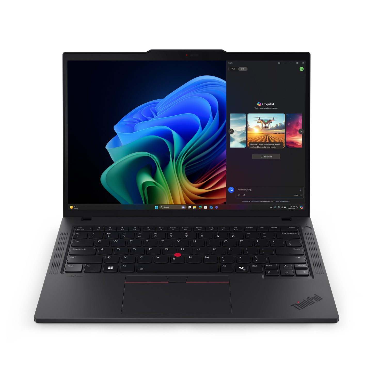 Lenovo thinkpad t14 gen 6 amd (21qj005amh) 14 copilot+ laptop (nero | ryzen ai 7 pro 350 | radeon 860m | 64 GB | 1 TB SSD)