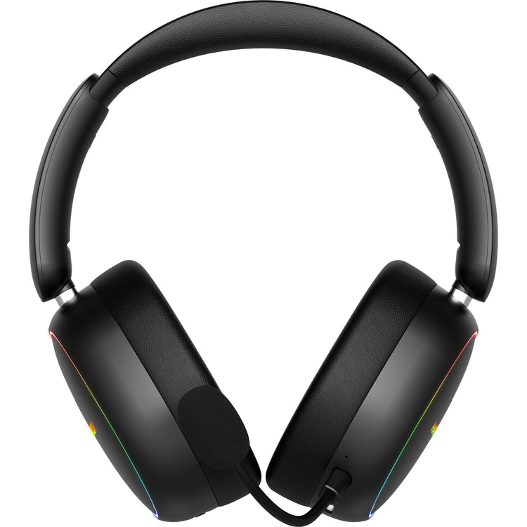 Cuffie da gioco over-ear wireless Hator Phoenix 2 (nere, RGB, Bluetooth 5.4 USB-C da 2,4 GHz)