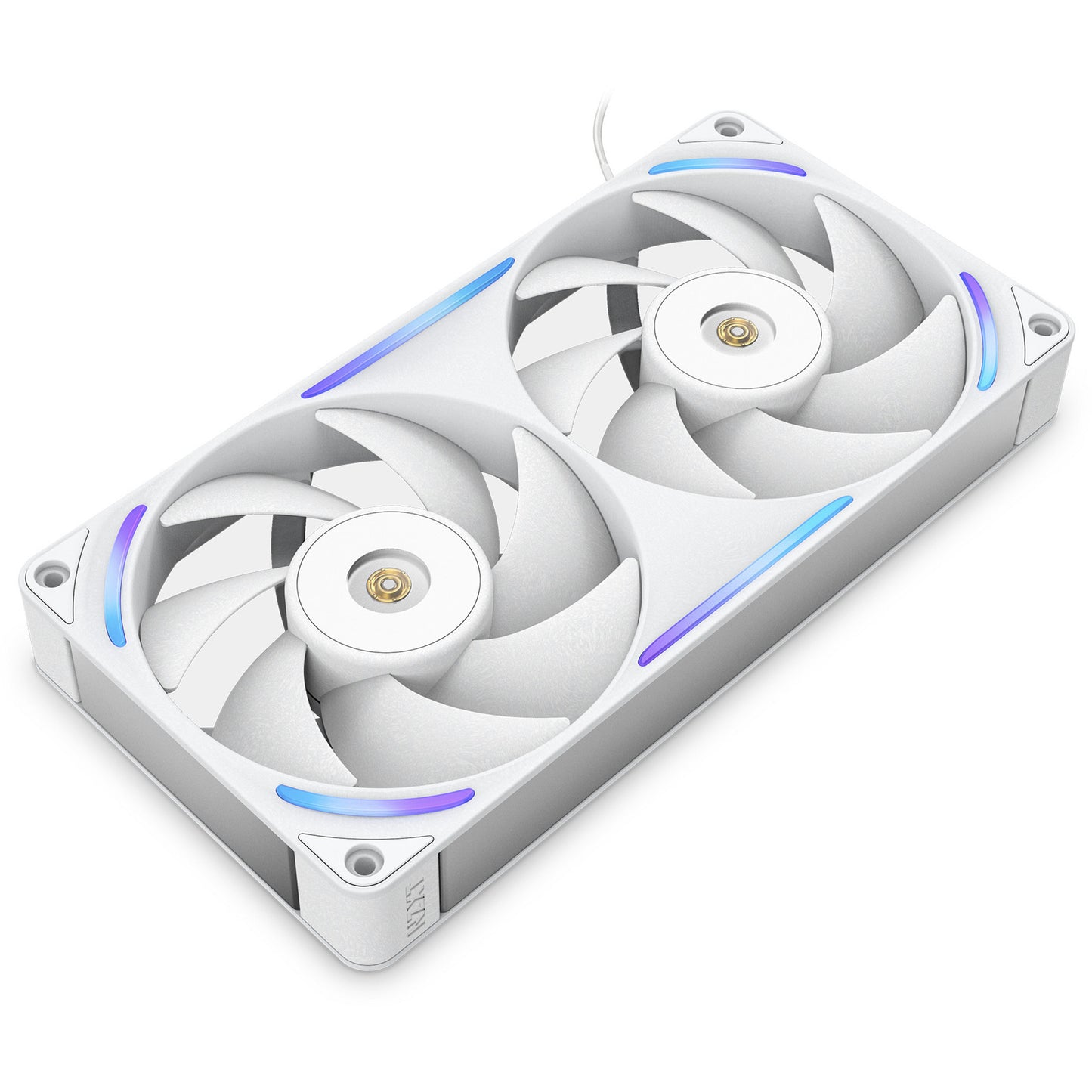 Ventole per case RGB Nzxt f240x (bianco, 2 pezzi, 240 x 120 x 30 mm, pwm)