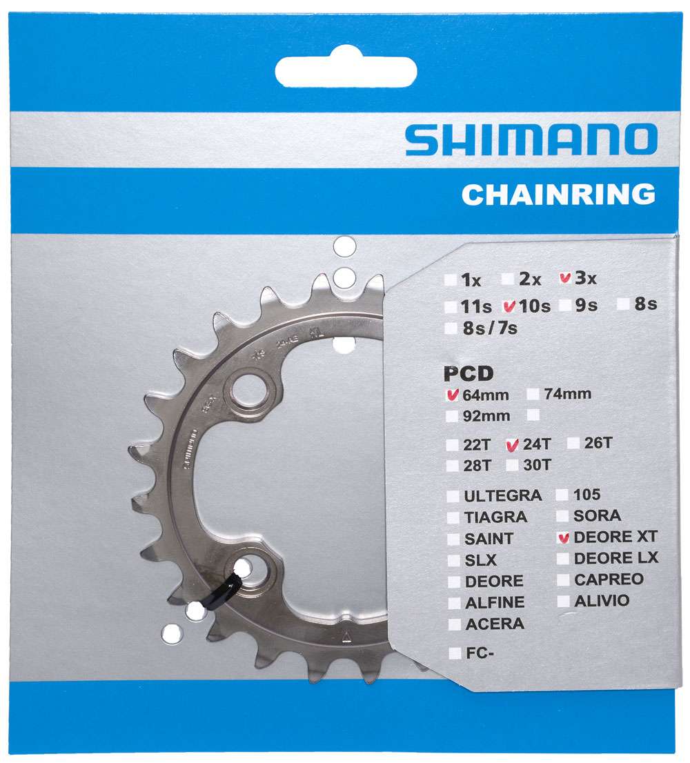 Shimano Chain Top XT 10V 4- ARM FCM-780 Y1MM24000 24T