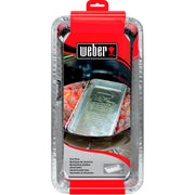 Weber lekbakjes druipschaal (zilver, 5 stuks) - afbeelding 4
