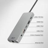Act Connectivity USB-C 4K 8K 60HZ Dockingstation - afbeelding 4
