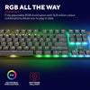 Trust gxt 866 torix mechanisch gaming toetsenbord (zwart, us lay-out (qwerty), huano red, 100%, rgb)