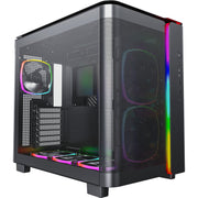 Montech king 95 pro midi tower behuizing (zwart | 2x usb-a | 1x usb-c | rgb | tempered glass) - afbeelding 8