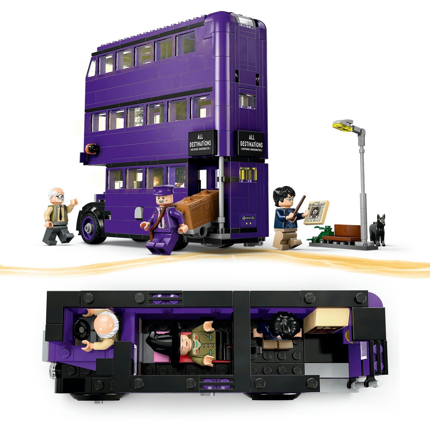 LEGO 76446 Aventura de autobús de la colección Harry Potter
