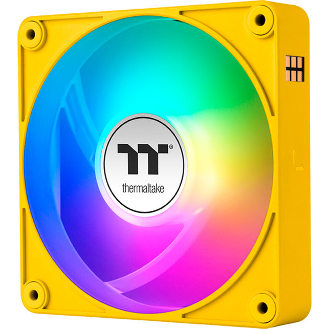 Thermaltake ct120 ex argb sync ventola di raffreddamento per PC bumblebee (pacchetto da 3 ventole) ventole per case (geel, 3 pezzi, 120 x 120 x 25 mm, pwm)