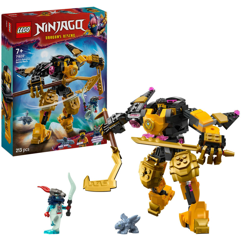 Lego 71839 Ninjago Arins Spinjitzu Fight Mecha