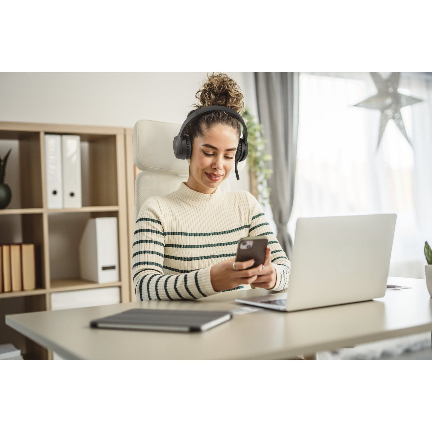 Kensington H1050 EQ Auriculares supraaurales Bluetooth con cancelación de ruido ambiental (Negro, Bluetooth 5.4)