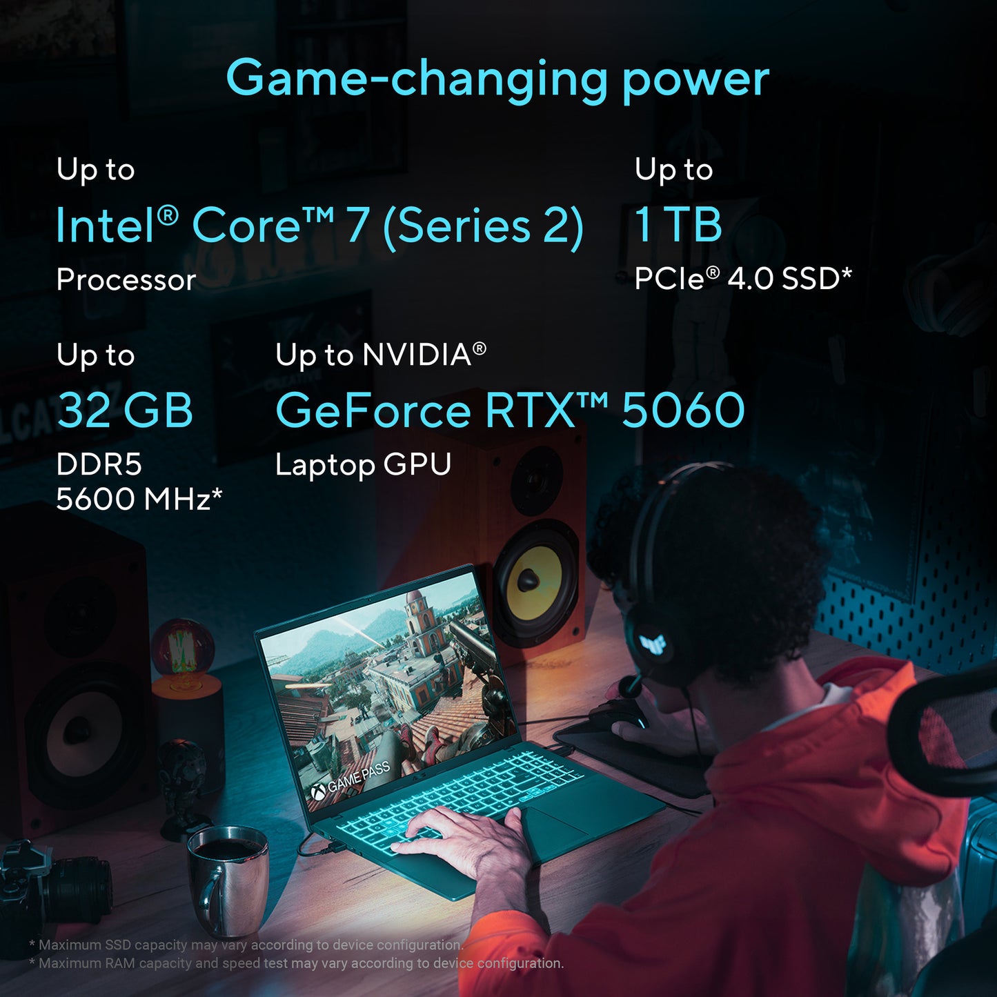 Laptop da gioco Asus v16 fx3607vp-rp003ws 16 (nero | core 7 240h | rtx 5070 | 16 GB | 1 TB SSD)