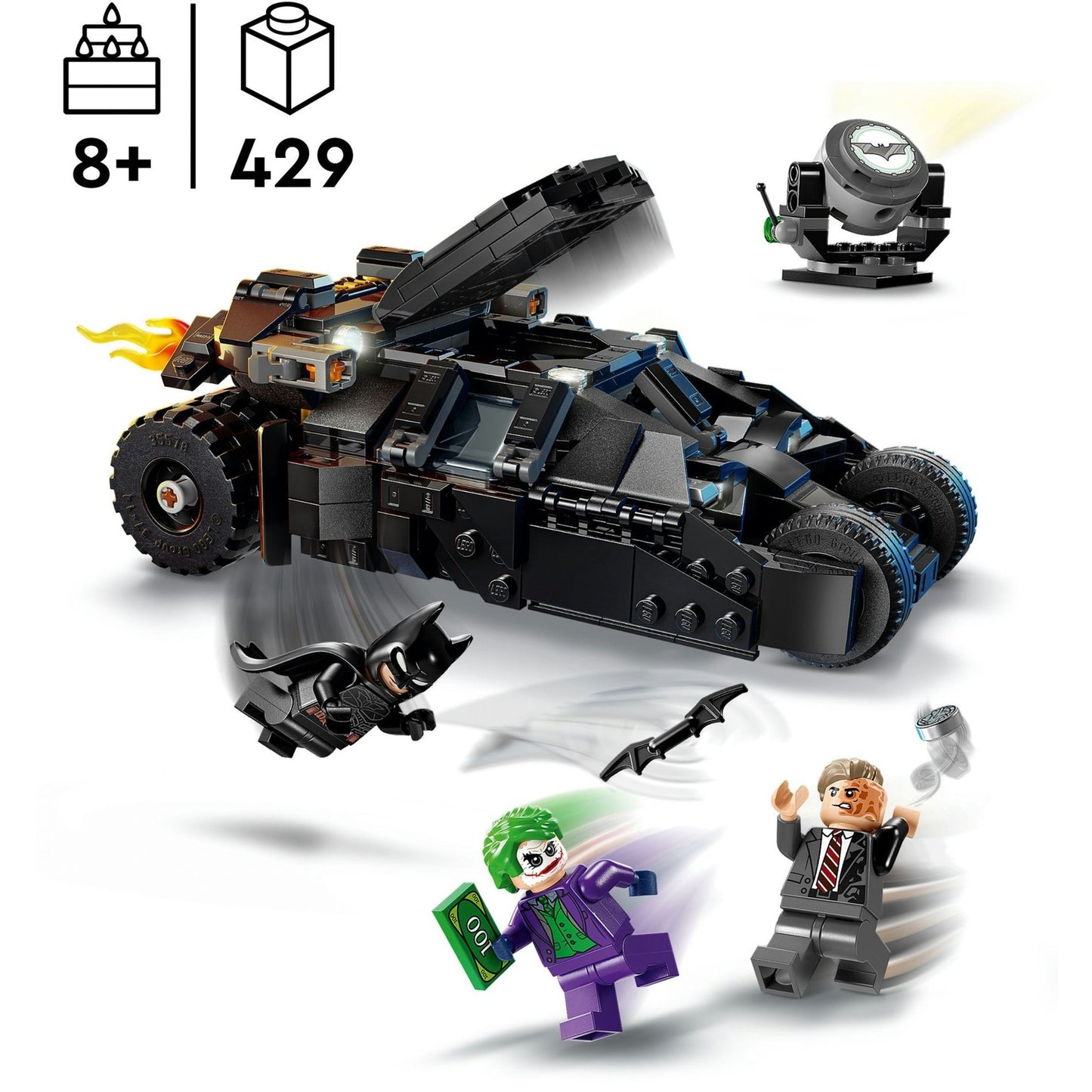 LEGO DC 76303 Batman Tumbler contro Two-Face e The Joker