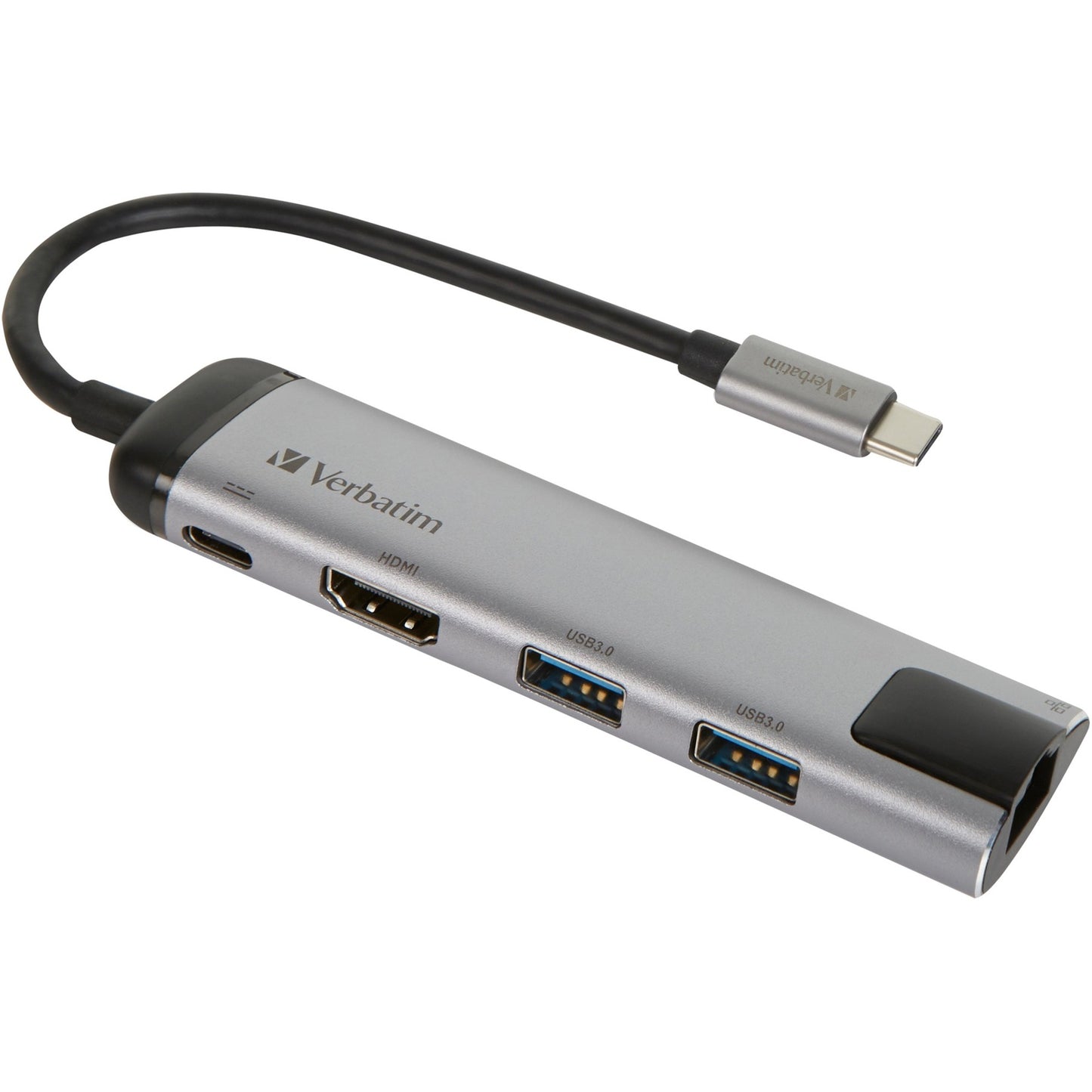 Verbatim USB 3.2 Gen 1 Multiport Hub, USB-C> 2x USB-A + US