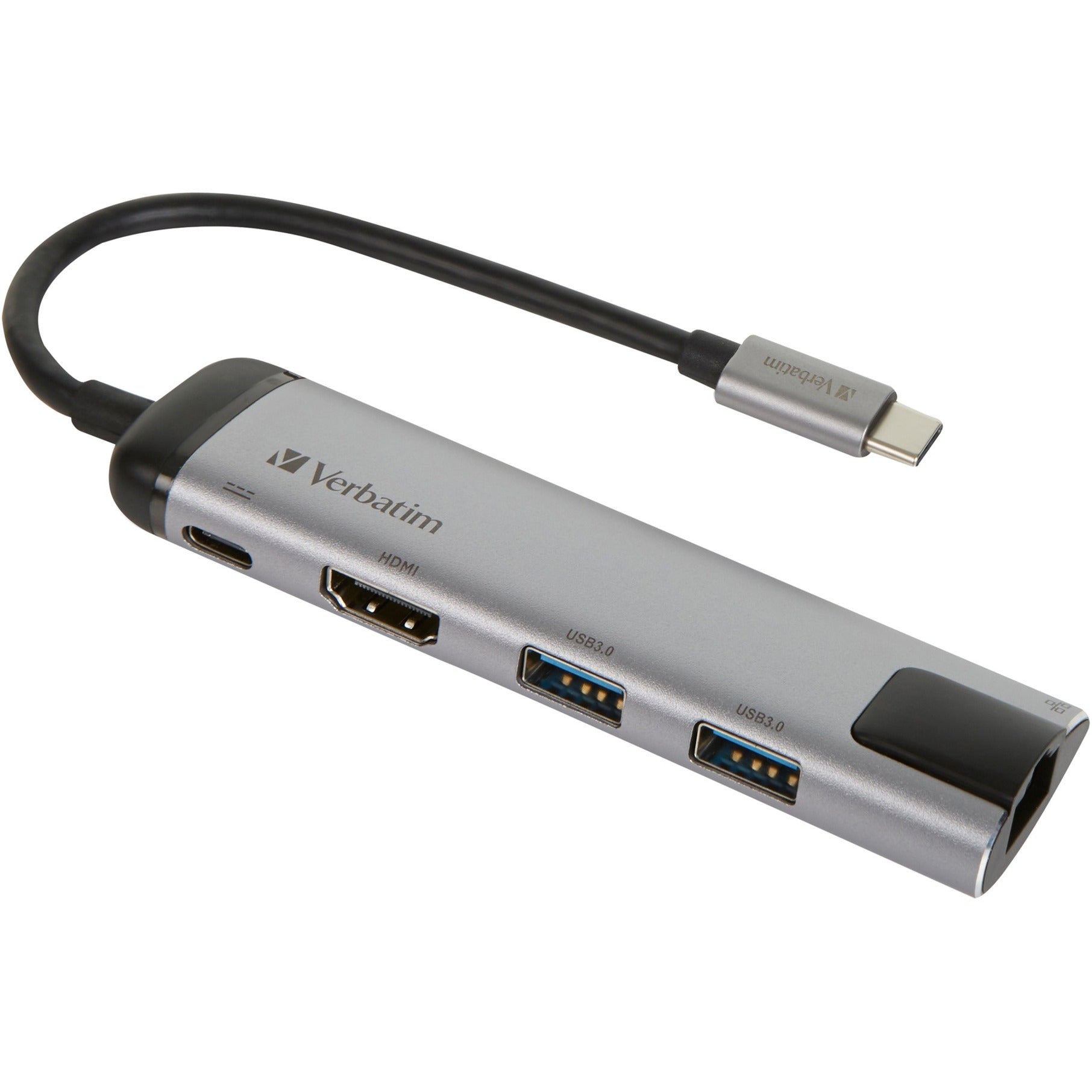 Verbatim USB 3.2 Gen 1 Multiport Hub, USB-C> 2x USB-A + US