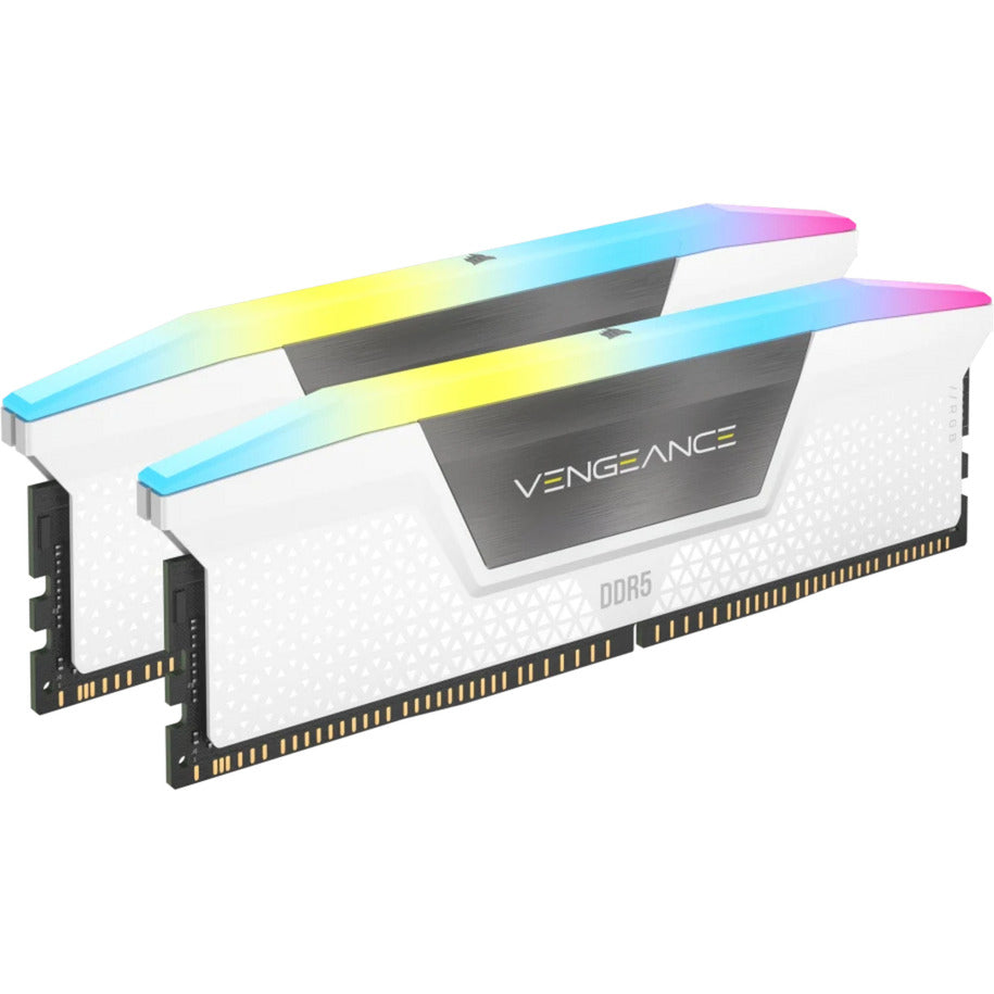 Corsair vengeance rgb ddr5 kit de mejora de luz iluminación led (blanco, cmhlekit2w-d5)