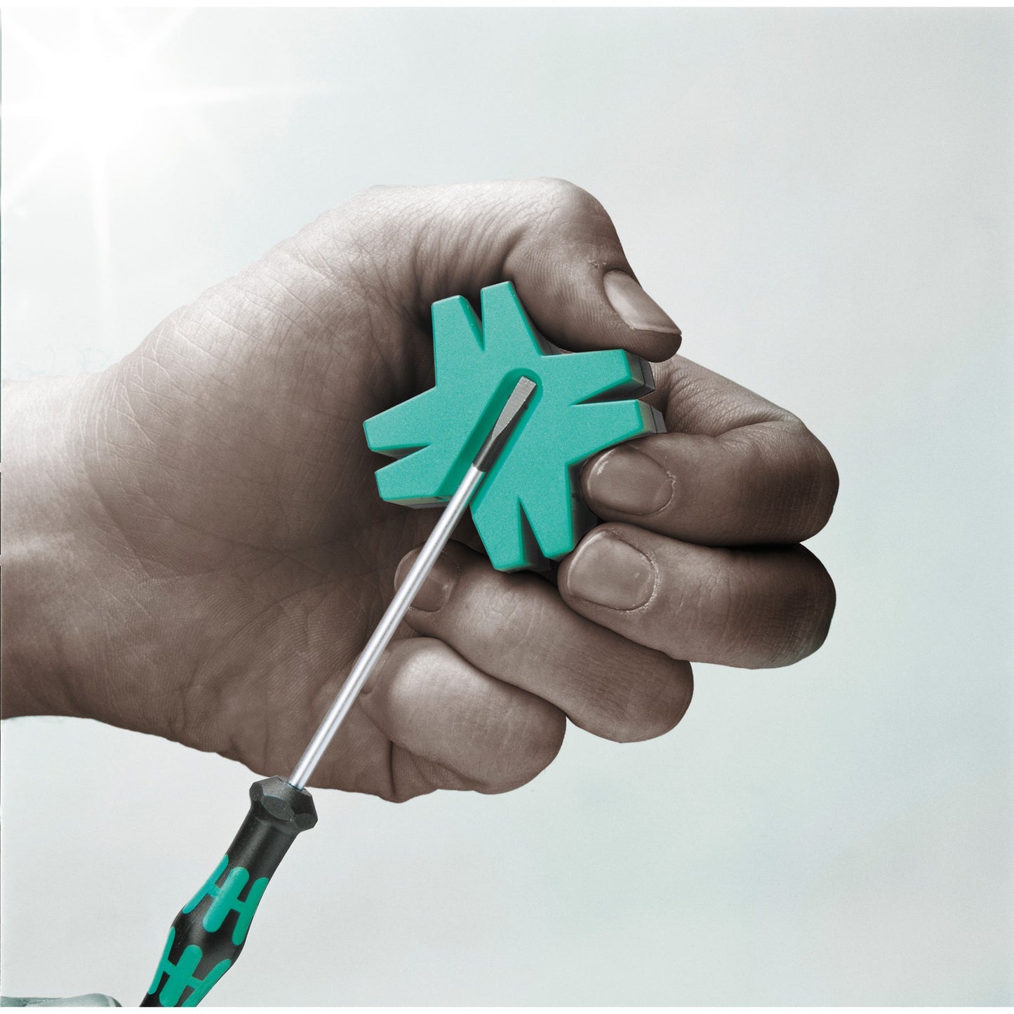Wera kraftform 12sb1 micro-schroevendraaierset (zwart groen, voor elektrische apparaten)