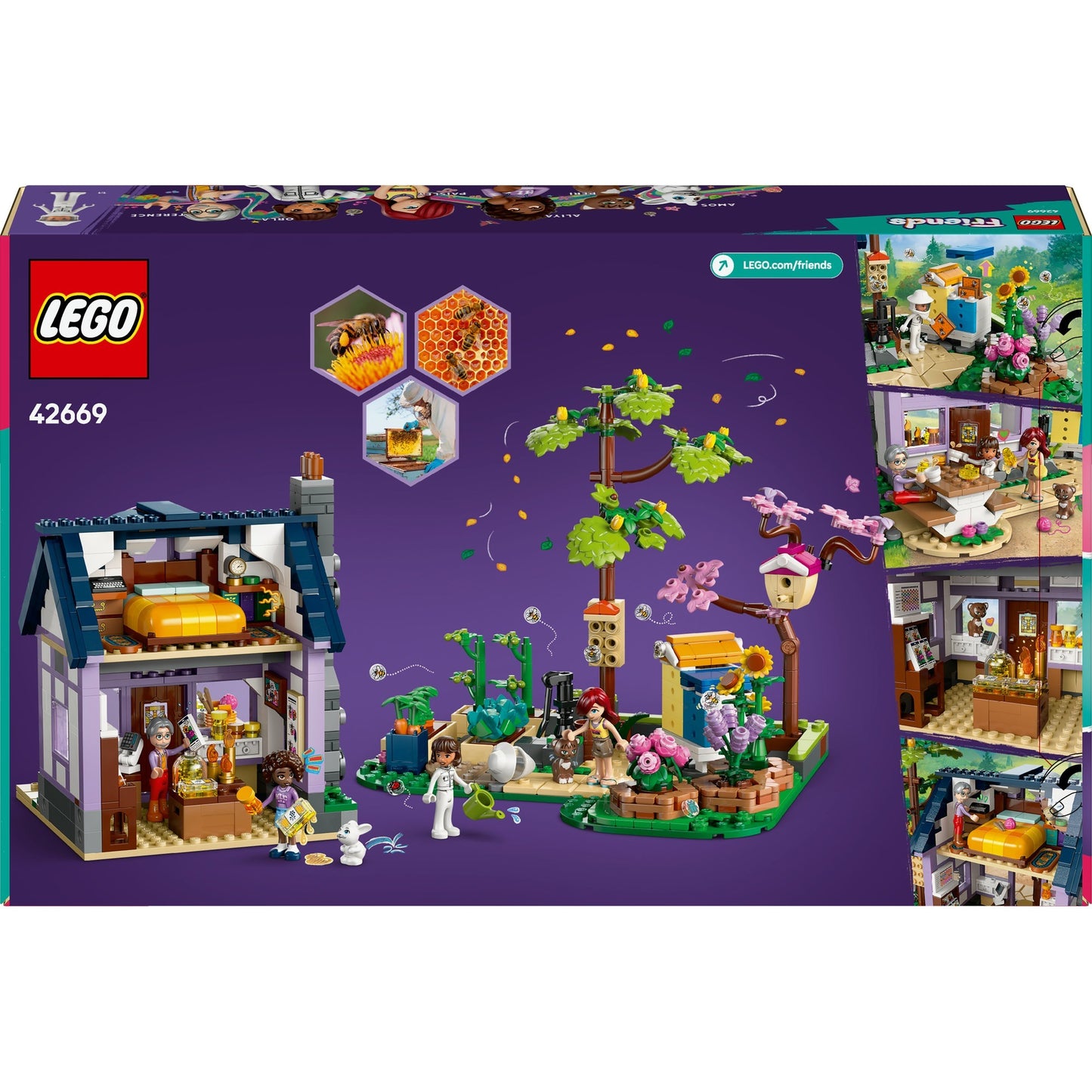 Lego friends - imkershuis en bloementuin constructiespeelgoed (42669)