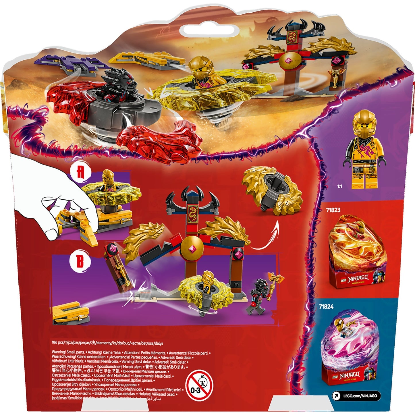 LEGO LEGO NINJAGO 71826 PACCHEDA DRAKING SPINJITZU