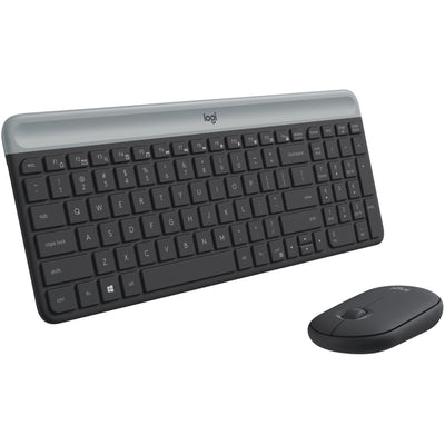 Combinazione di mouse e tastiera senza fili Logitech MK470 Slim
