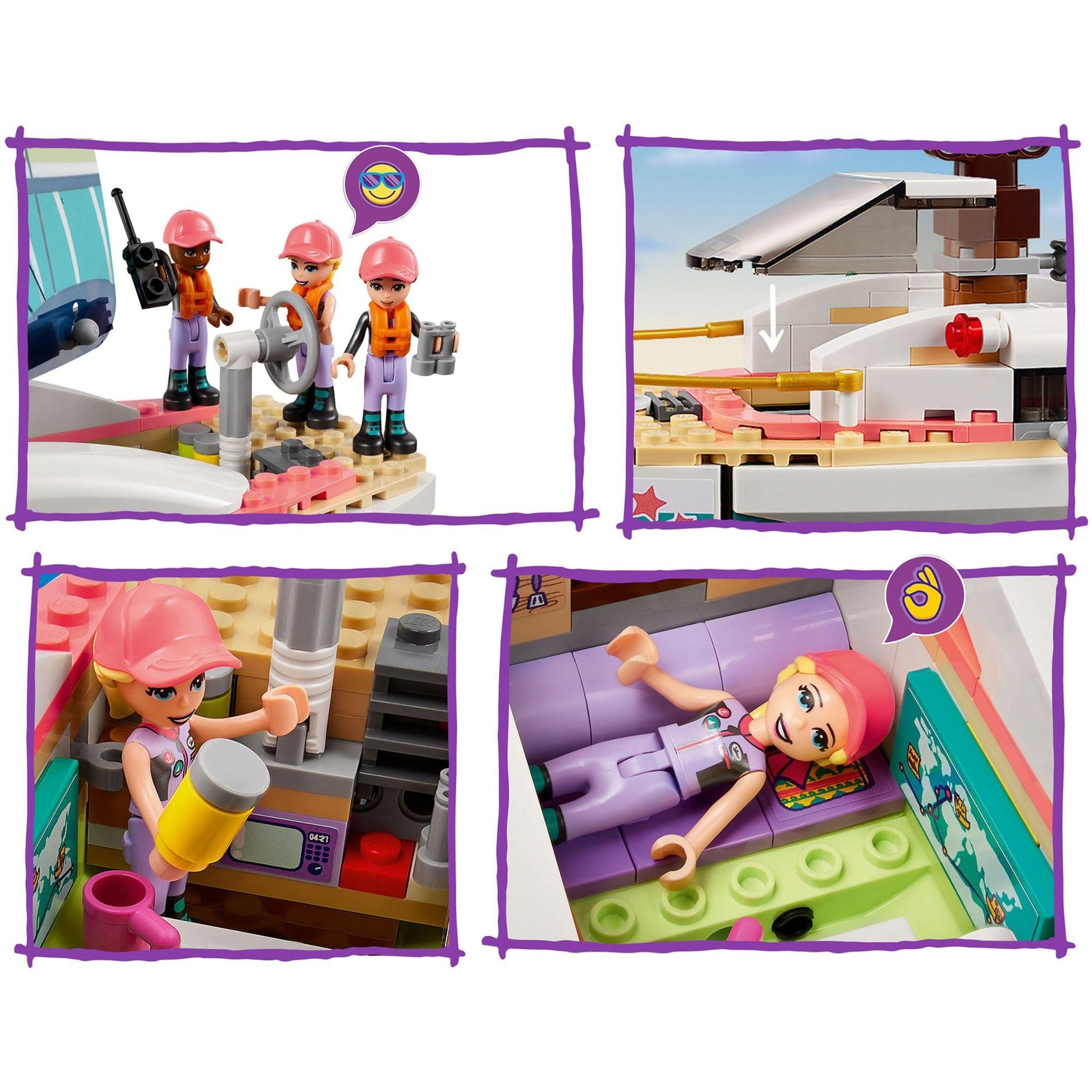Lego Friends - Giocattolo costruibile di Stephanie Avventura in barca a vela (41716)