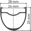 Rueda Trasera Dt Swiss HG 1800 Spline® 28 25mm Cl Shimano