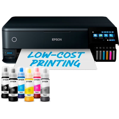 Epson ecotank et-8550 all-in-one inkjet printer (black, USB, WLAN, scan, copy)