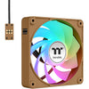 Thermaltake ct120 ex inversa argb sync pc ventilador de refrigeración grava arena (paquete de 3 ventiladores) ventiladores de caja (marrón claro, 3 piezas, 120 x 120 x 25 mm, pwm)