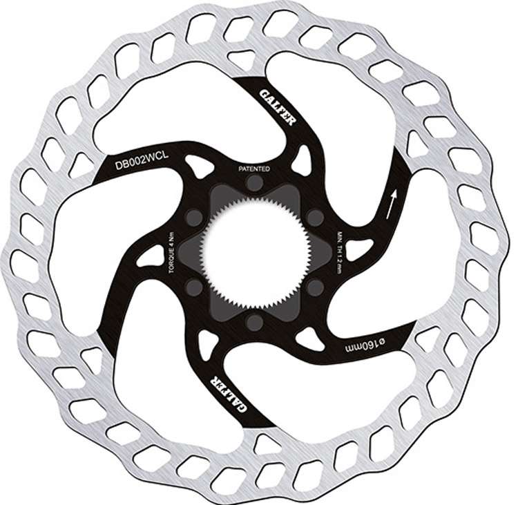 Rotore per disco centerlock per mtb fisso Galfer bike wave®