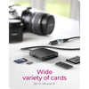 Lector de tarjetas Icy box ib-cr302-cu3 4 en 1 (negro)