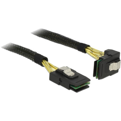 Delock Mini SAS SFF-8087> Mini SAS SFF-8087 Angled, 1m