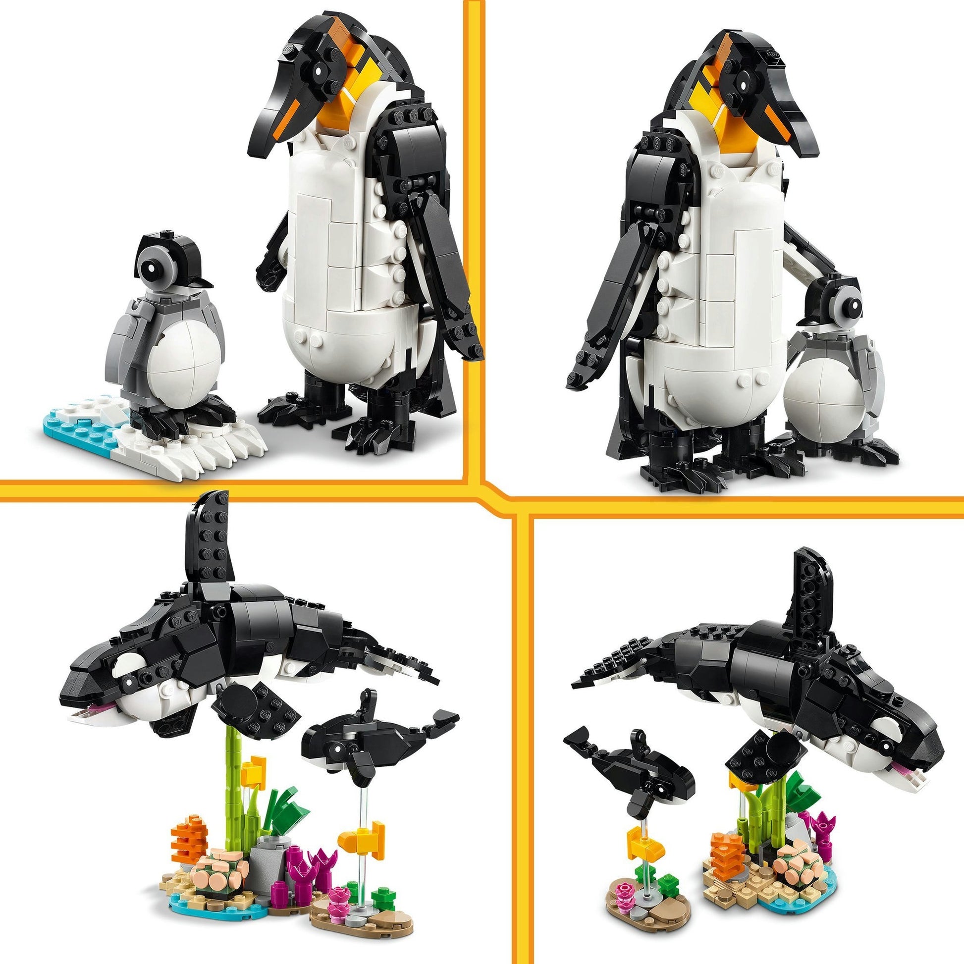 LEGO LEGO Creador 31165 Animales salvajes: familia Panda