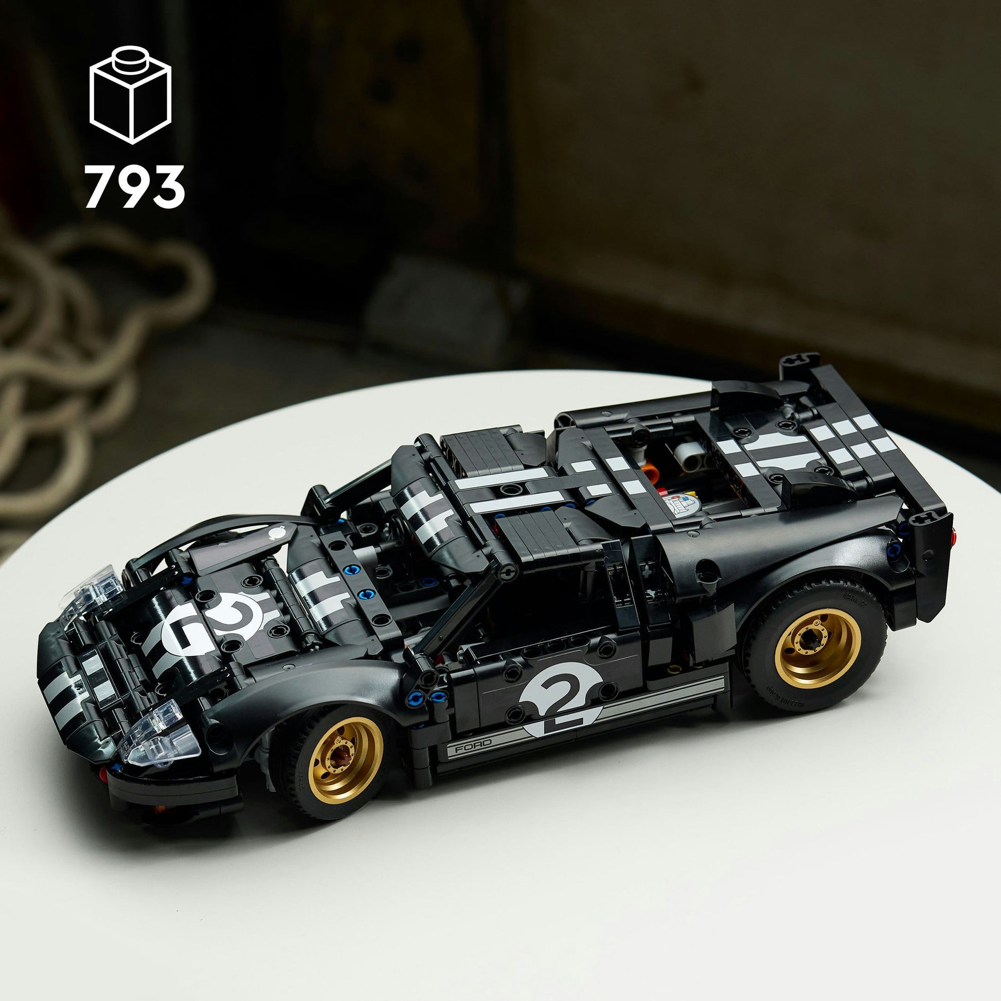 Lego 42223 technic 1966 ford gt40 mkii coche de carreras