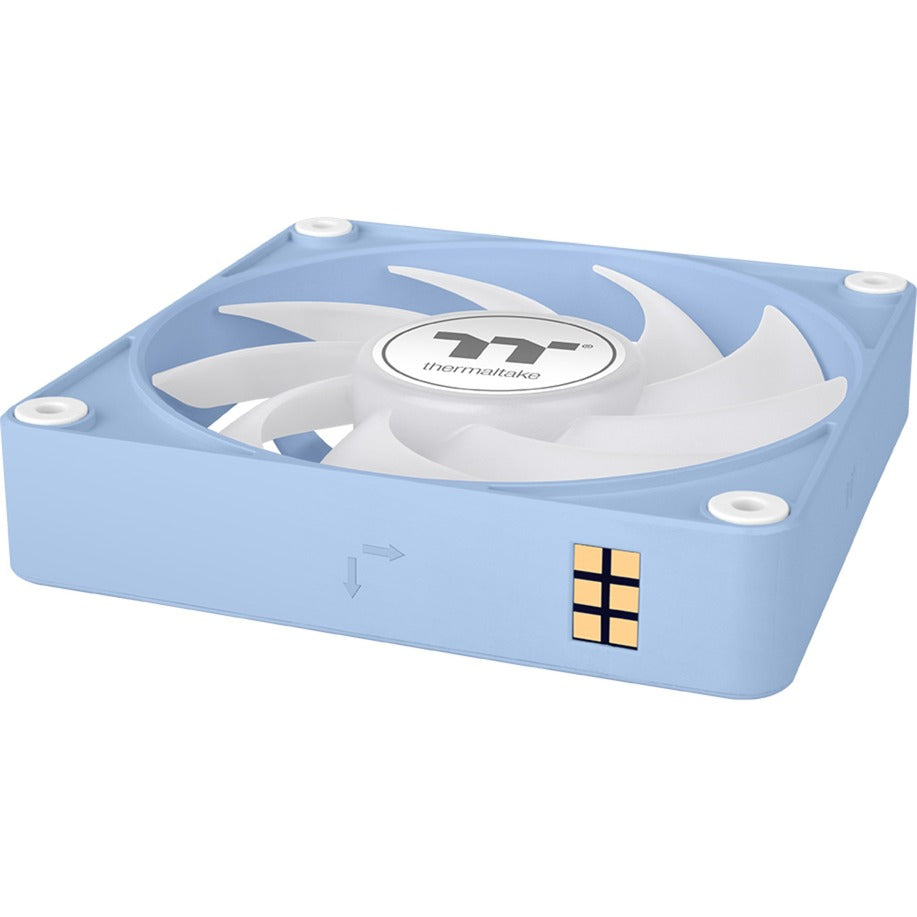 Thermaltake ct120 ex argb sync ventola di raffreddamento per PC hydrangea blue (pacchetto da 3 ventole) ventole per case (azzurro, 3 pezzi, 120 x 120 x 25 mm, pwm)