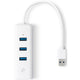 Tp-link ue330 3-port usb 3.0 + gigabit lan usb-hub (wit)