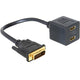 Adattatore DELOCK DVI 25 2x HDMI