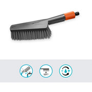 Gardena cleansystem handborstel m soft, met slangaansluiting wasborstel (grijs, 18841-20) - afbeelding 2