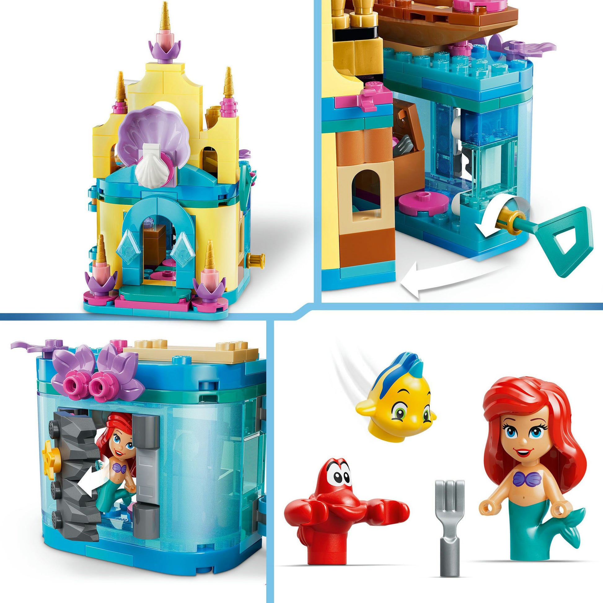 Lego Disney Princess 43285 Mini Palacio Mágico de Ariel | 2 piezas