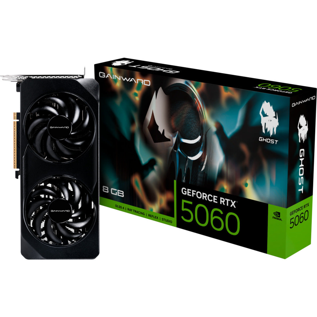 Scheda grafica Gainward GeForce RTX 5060 Ghost 8GB (DLSS 4, 3x DisplayPort, 1x HDMI 2.1)
