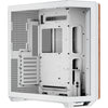 Apnx v1-w-wt-v1 midi tower behuizing (wit houtkleur | 2x usb-a | 1x usb-c | window)