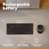 Teclado Bluetooth Trust Nado II (negro, diseño estadounidense, interruptores de tijera, Bluetooth)