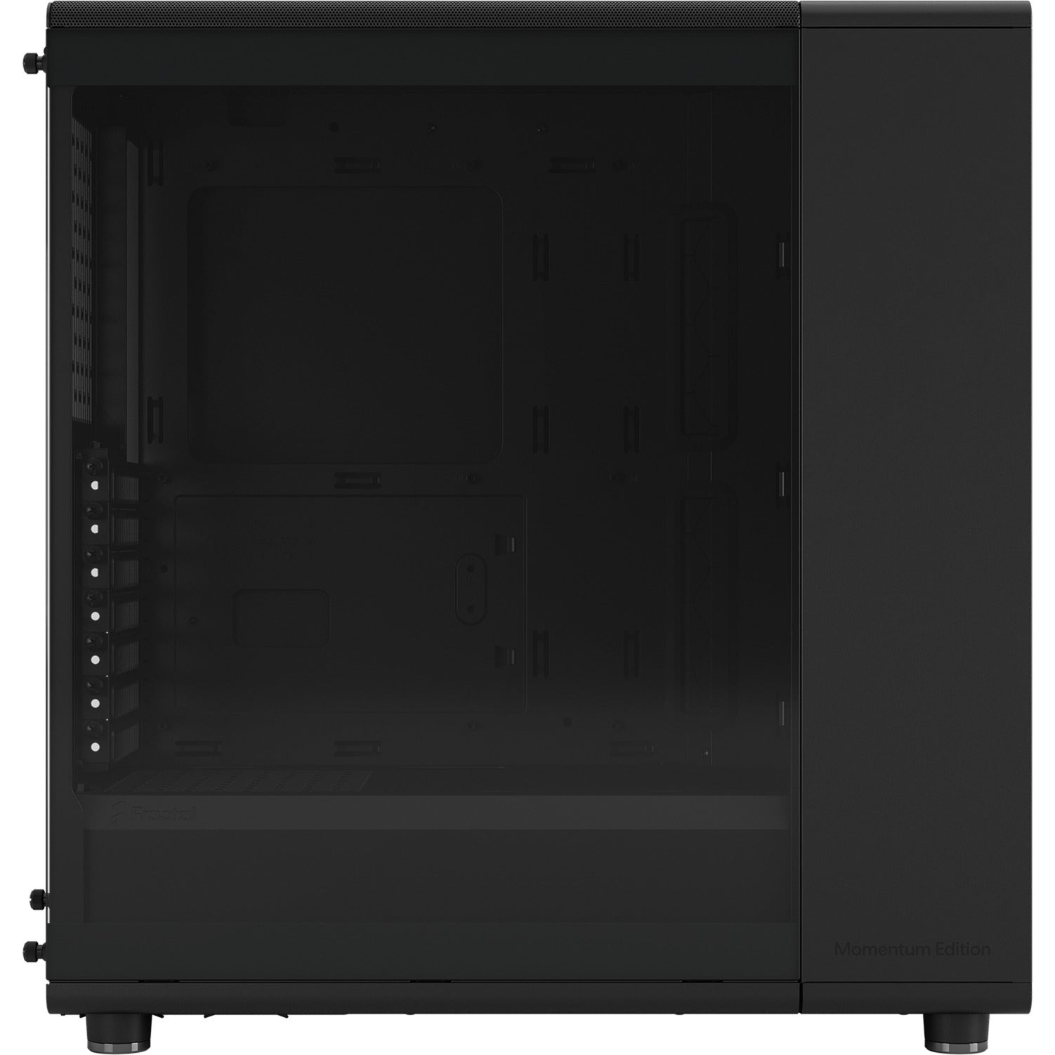 Custodia midi tower Fractal design north momentum edition (quercia nera | 2x USB-A | 1x USB-C | vetro temperato)