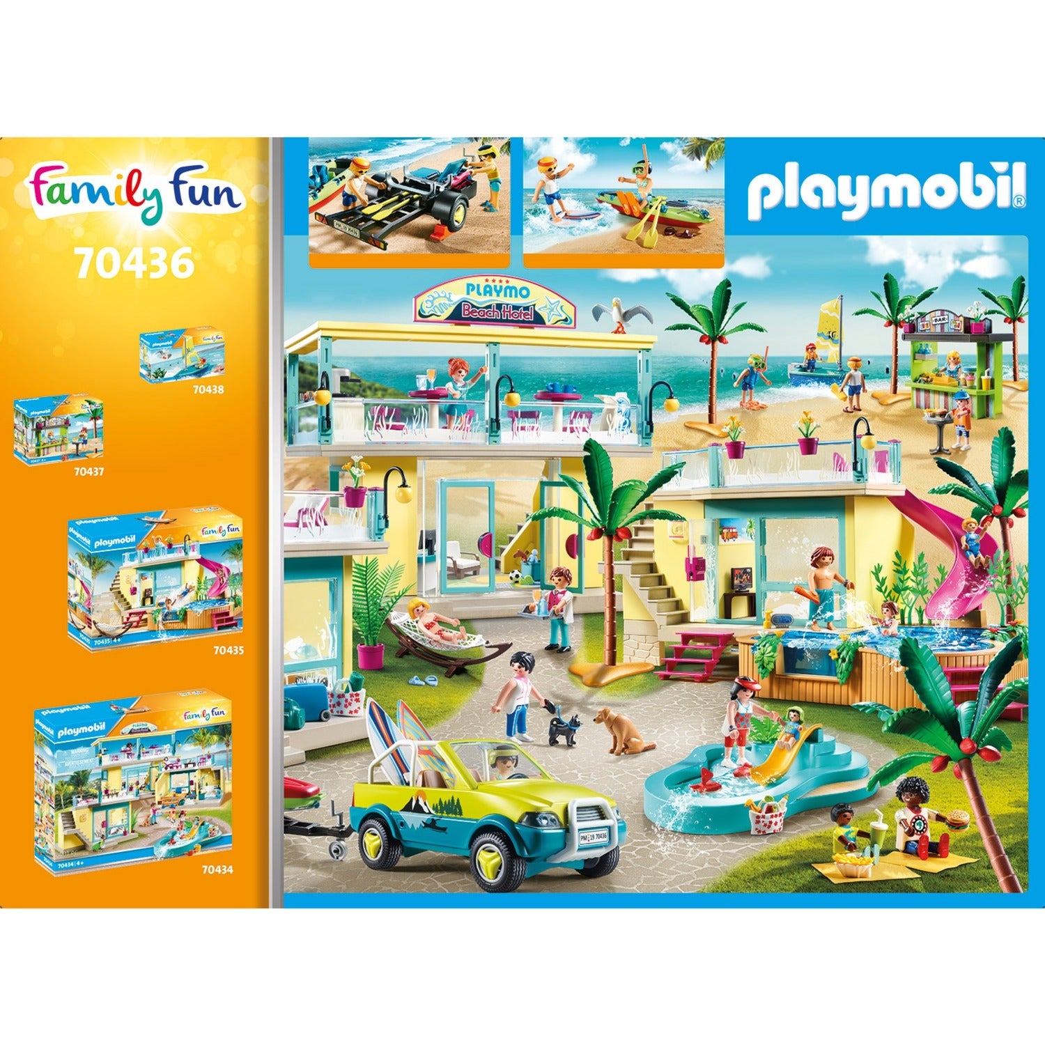 PlayMobil 70436 Beach Car con canoas