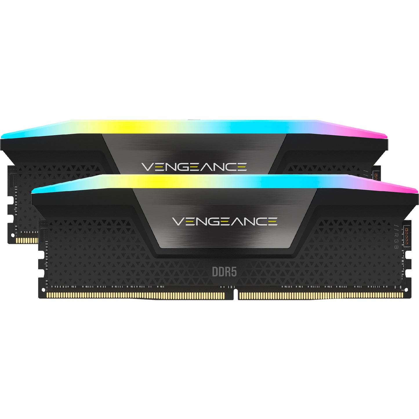 Corsair Vengeance RGB 32 GB DDR5-6000 (2x 16 GB) RAM (negro, cmh32gx5m2d6000z38, xmp, expo)