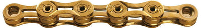 Cadena de bicicletas KMC X9SL Ti-N Gold 114 Schakels