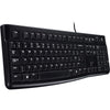 Logitech keyboard k120 for business (us-international lay-out (qwerty), rubberdome)