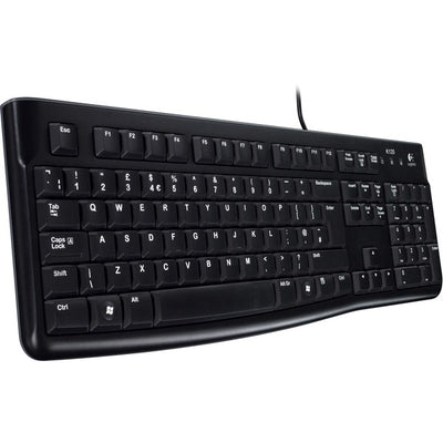 Logitech Logitech K120 Style business tastiera USB [USB, 104-key, numpad, durevole, nero]