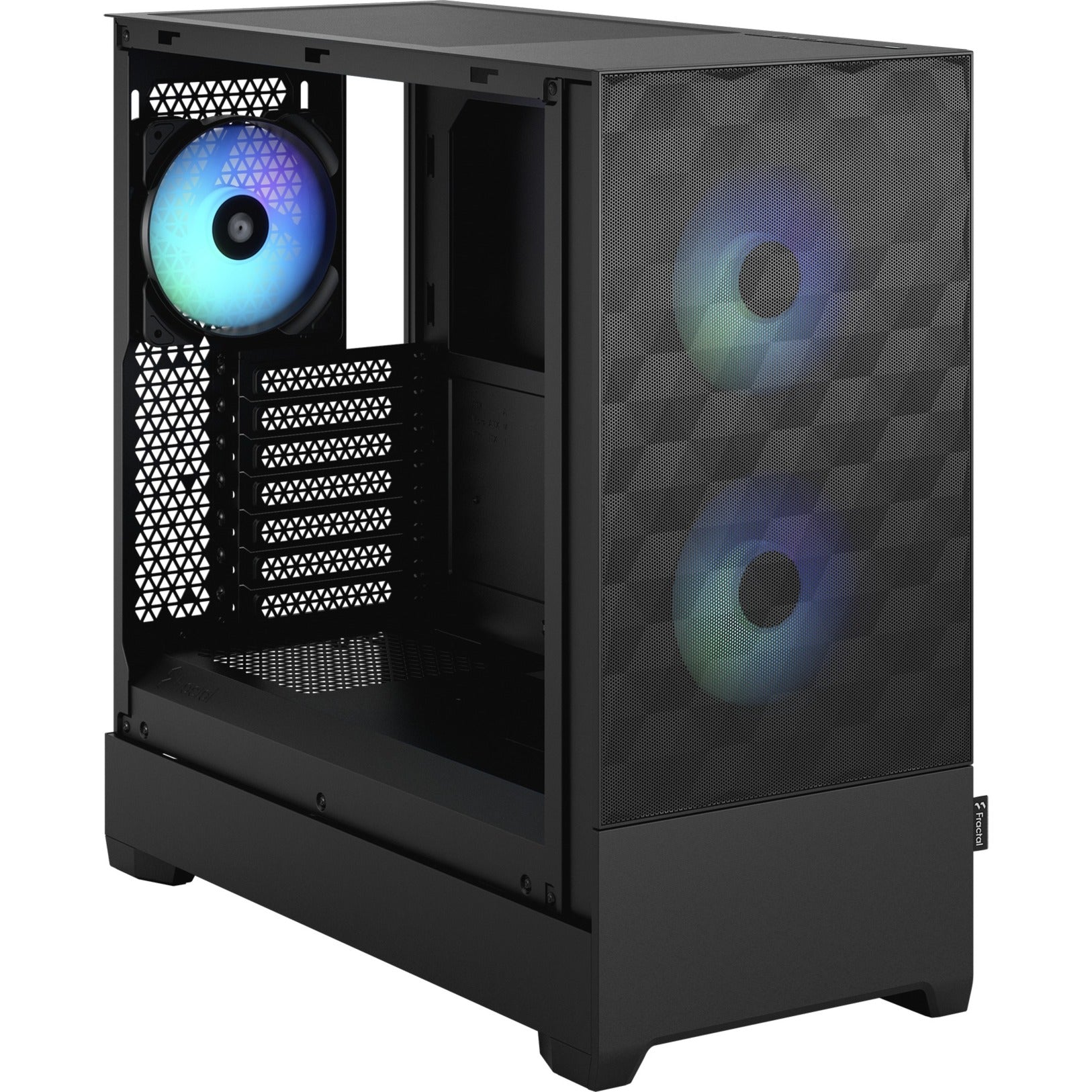 Diseño fractal Pop Air RGB Black TG Clear Tint