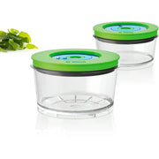 Bosch vacuüm opbergdozen mmzv0sb2 container (transparant groen, 2 stuks) - afbeelding 4