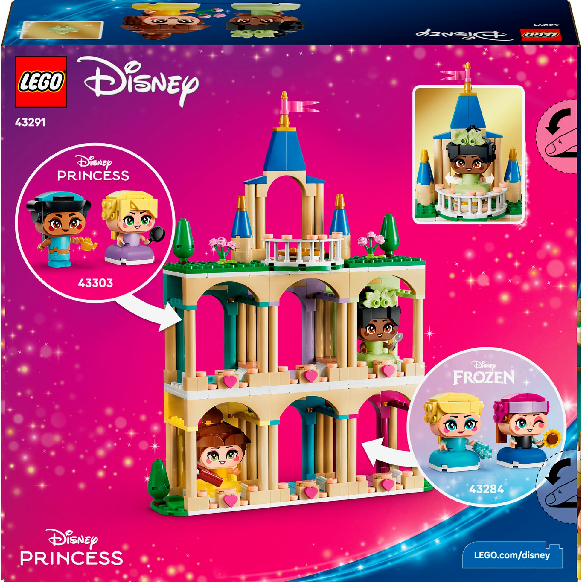 Lego Disney Princess 43291 Mini Bella y Tiana con Castillo